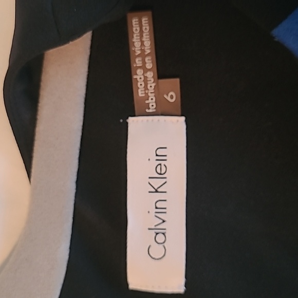 Calvin Klein fitted colour block dress - size 6 - Picture 6 of 8